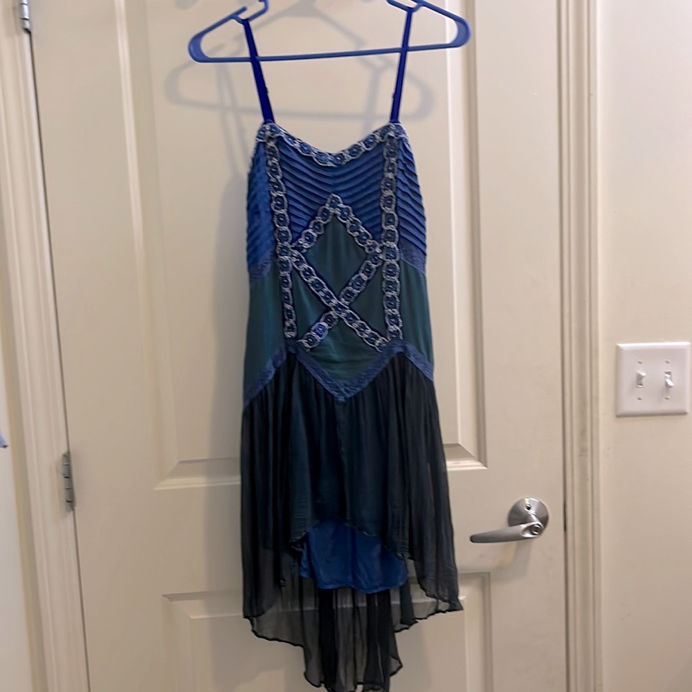 Free People Lace Lattice Dress